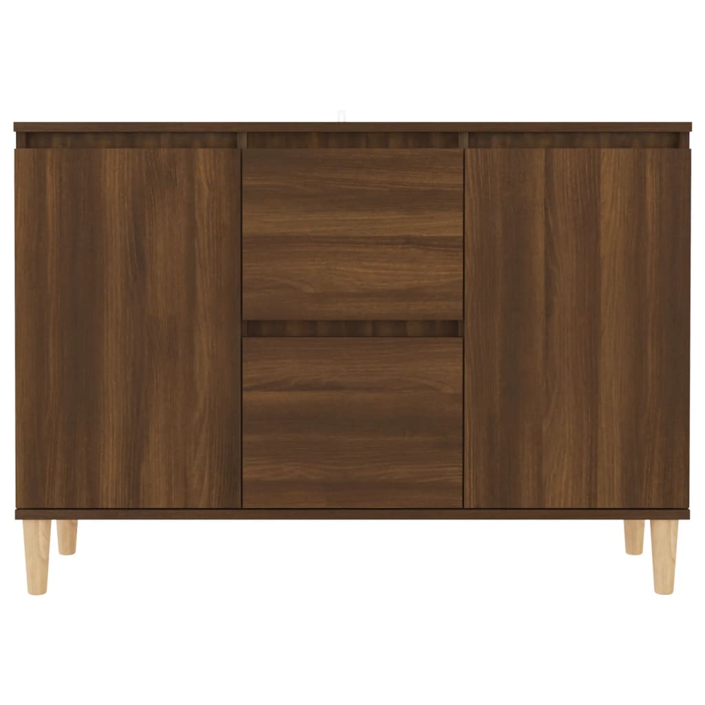 Credenza Rovere Marrone 103,5x35x70 cm in Legno Ingegnerizzato 815164