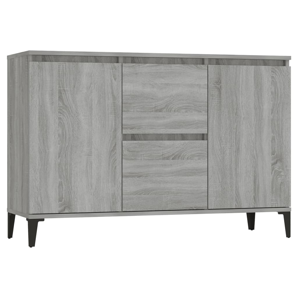 Credenza Grigio Sonoma 104x35x70 cm in Legno Multistrato 815166