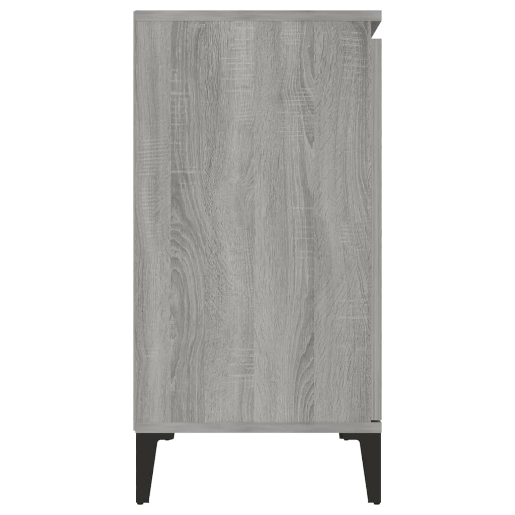 Credenza Grigio Sonoma 104x35x70 cm in Legno Multistrato 815166