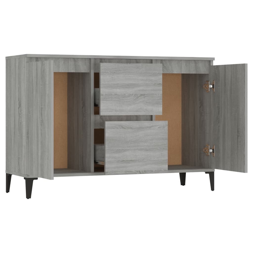 Credenza Grigio Sonoma 104x35x70 cm in Legno Multistrato 815166