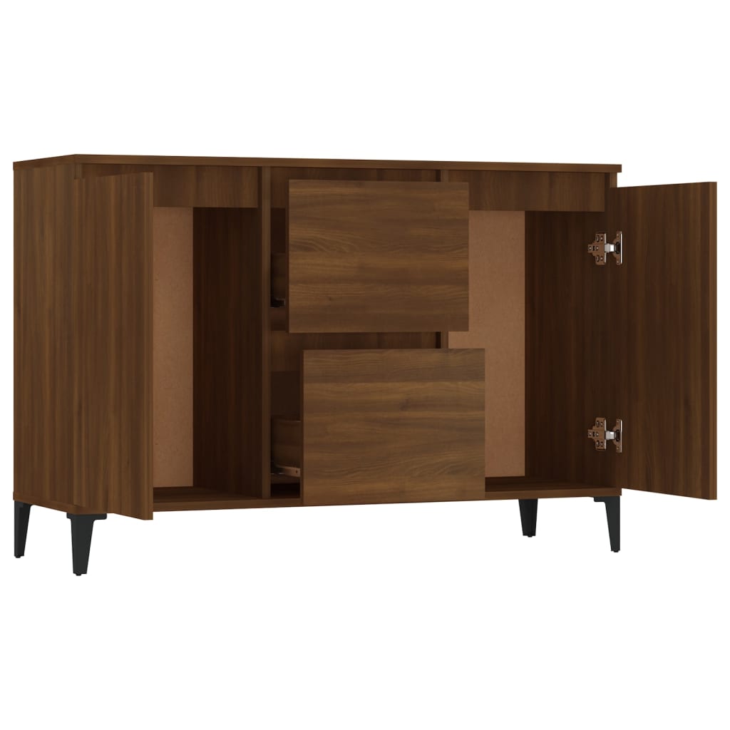 Credenza Rovere Marrone 104x35x70 cm in Legno Ingegnerizzato 815167