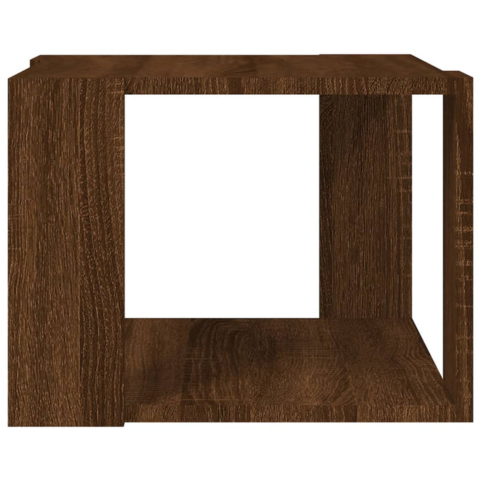 Tavolino Salotto Rovere Marrone 40x40x30cm Legno Ingegnerizzato 815170