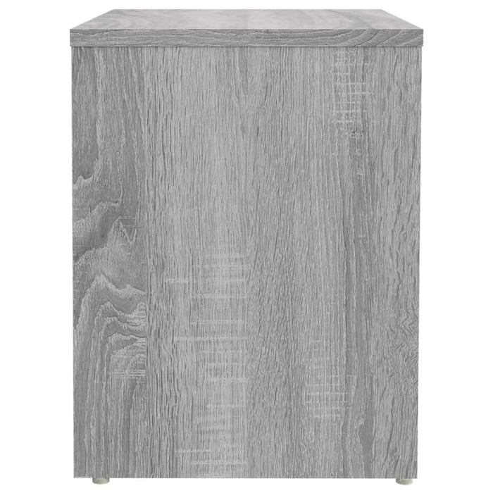 Comodino Grigio Sonoma 40x30x40 cm in Legno Multistrato 815179