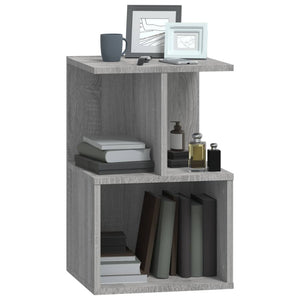 Comodini 2 pz Grigio Sonoma 35x35x55 cm in Legno Multistrato cod mxl 40147