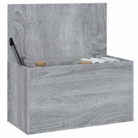 Cassapanca Grigio Sonoma 84x42x46 cm in Legno Ingegnerizzato 815193