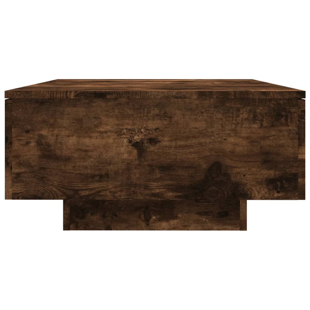 Tavolino da Salotto Rovere Fumo 90x60x31 cm Legno Multistrato