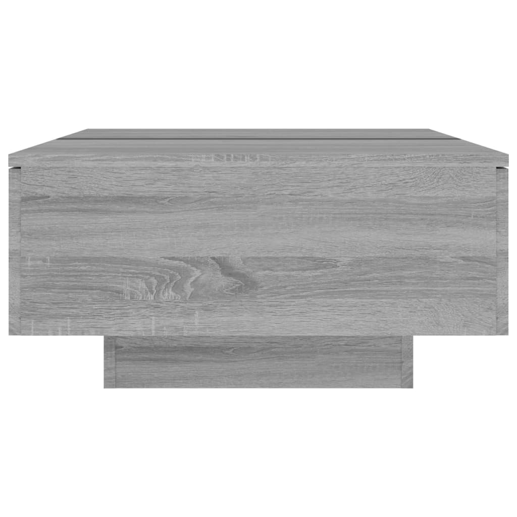 Tavolino da Salotto Grigio Sonoma 90x60x31 cm Legno Multistrato