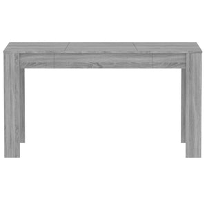 Tavolo da Pranzo Grigio Sonoma 140x74,5x76 cm Legno Multistrato