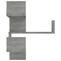 Scaffale Parete Angolo Grigio Sonoma 40x40x50cm Multistrato cod mxl 48693