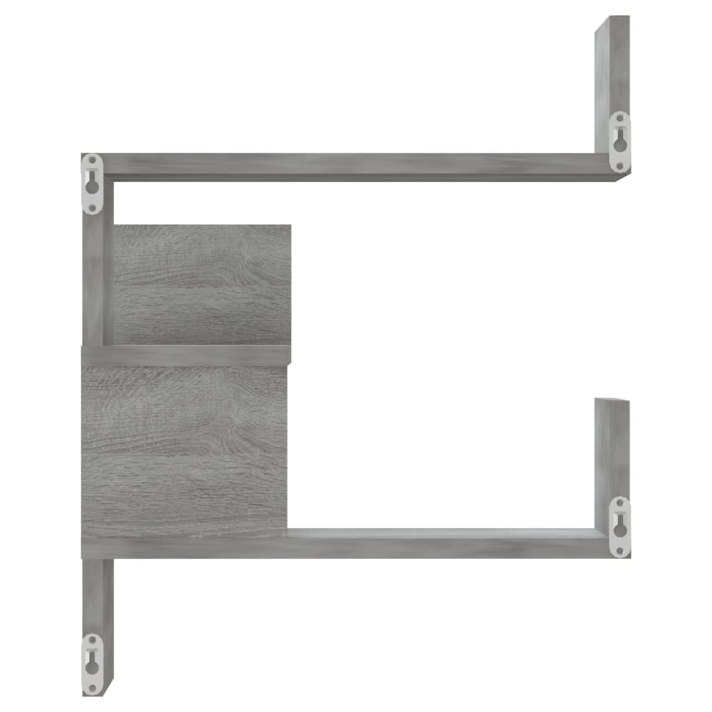 Scaffale Parete Angolo Grigio Sonoma 40x40x50cm Multistrato cod mxl 48693