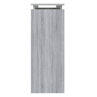 Tavolino Consolle Grigio Sonoma 102x30x80 cm Legno Multistrato 815220