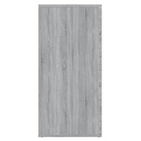 Credenza Grigio Sonoma 80x36x75 cm in Legno Multistrato 815490