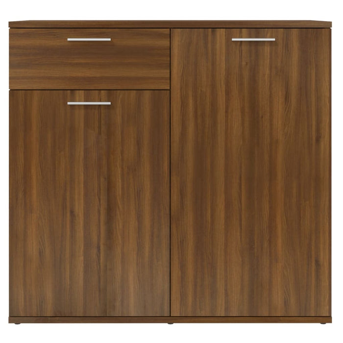 Credenza Rovere Marrone 80x36x75 cm in Legno Ingegnerizzato cod mxl 7382