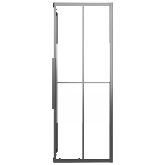 Cabina Doccia ESG Semi Smerigliato 70x70x180 cm Nera cod mxl 62902