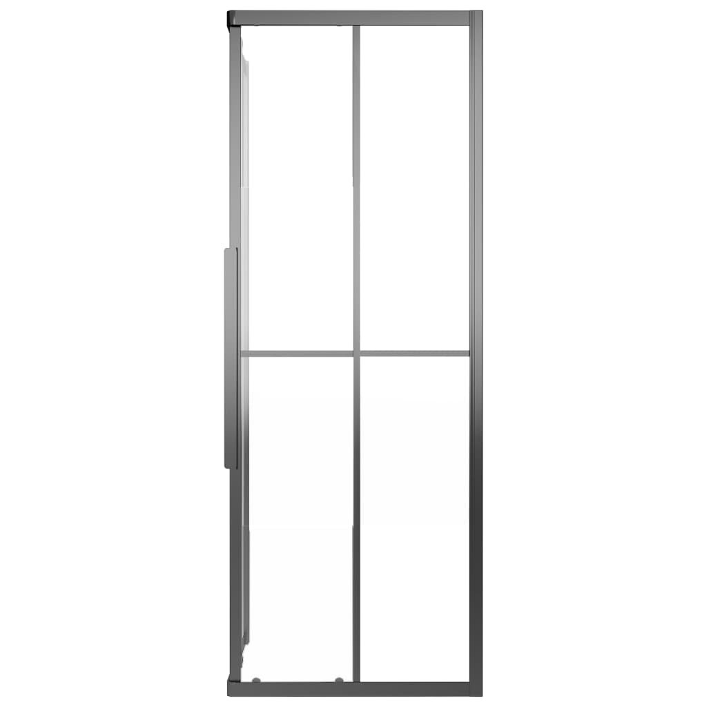 Cabina Doccia ESG Smerigliato 90x70x180 cm Nera cod mxl 42290