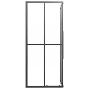 Cabina Doccia ESG Smerigliato 90x70x180 cm Nera cod mxl 42290