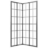 Cabina Doccia ESG Smerigliato 80x70x180 cm Nera