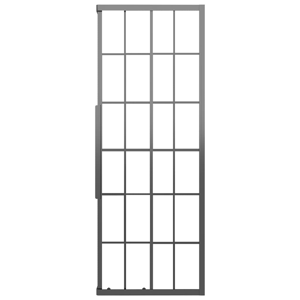 Cabina Doccia ESG Smerigliato 80x70x180 cm Nera