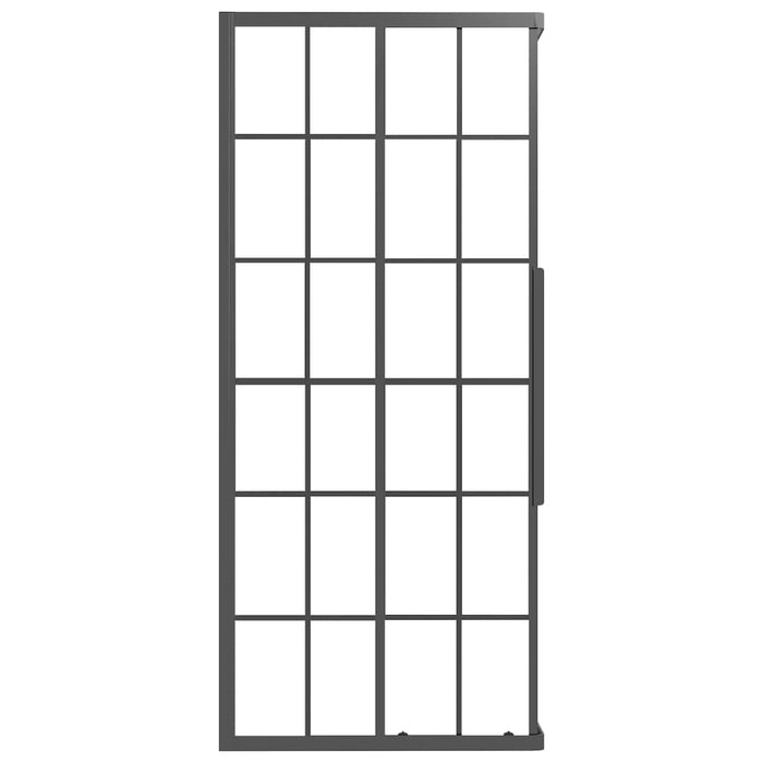 Cabina Doccia ESG Smerigliato 80x70x180 cm Nera