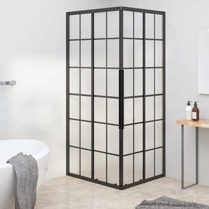 Cabina Doccia ESG Smerigliato 80x70x180 cm Nera