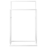 Portasciugamani Autoportante Bianco 48x24x78,5 cm in Ferro cod mxl 52758