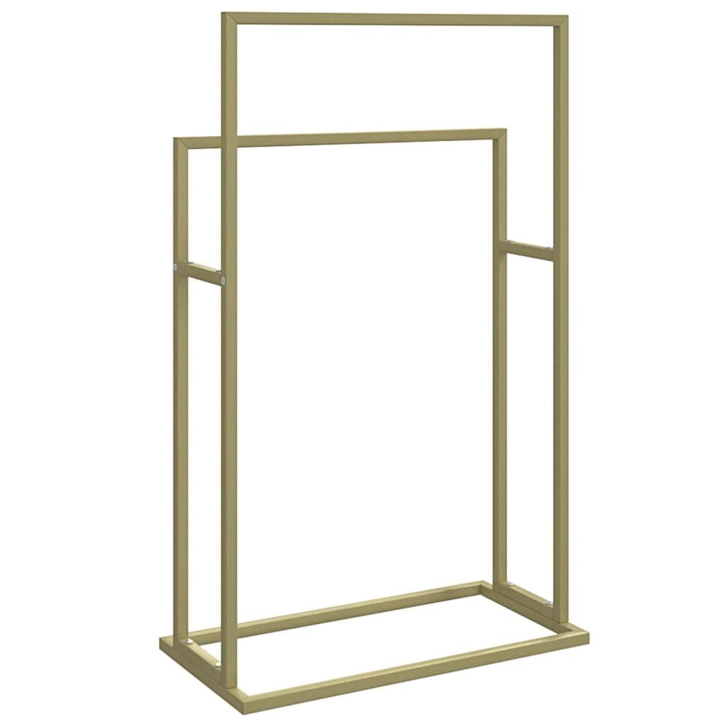 Portasciugamani da Pavimento Oro 48x24x78,5 cm in Ferro cod mxl 52924