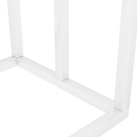 Portasciugamani da Pavimento Bianco 48x24x79cm in Ferro cod mxl 52912