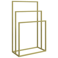 Portasciugamani da Pavimento Oro 48x24x79cm in Ferro cod mxl 52932