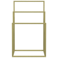 Portasciugamani da Pavimento Oro 48x24x79cm in Ferro cod mxl 52932