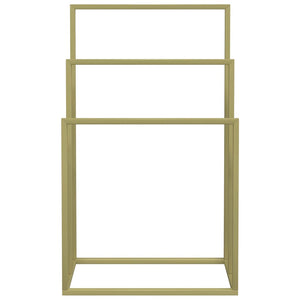 Portasciugamani da Pavimento Oro 48x24x79cm in Ferro cod mxl 52932