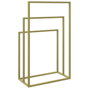 Portasciugamani da Pavimento Oro 48x24x79cm in Ferro cod mxl 52932