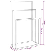 Portasciugamani da Pavimento Oro 48x24x79cm in Ferro cod mxl 52932