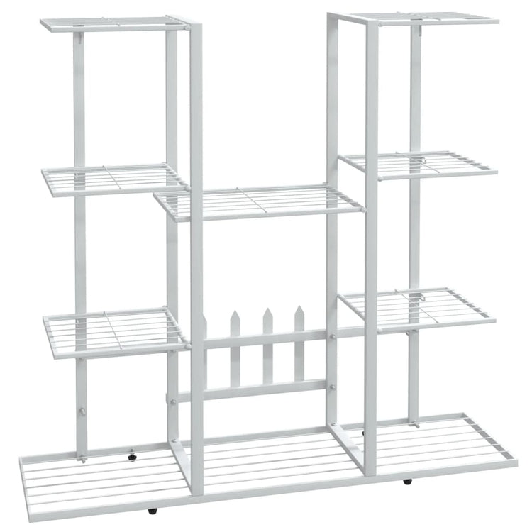 Portafiori 94,5x25x89 cm Ferro Bianco 343120