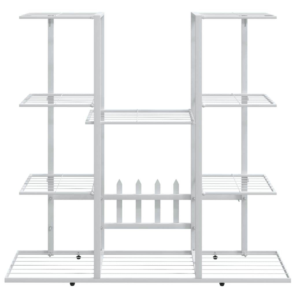 Portafiori 94,5x25x89 cm Ferro Bianco 343120