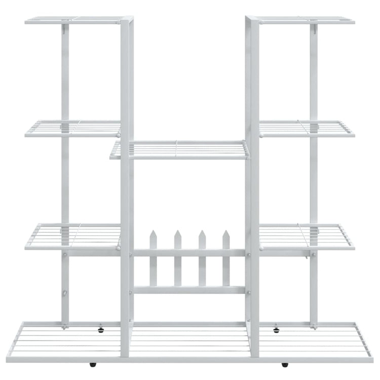 Portafiori 94,5x25x89 cm Ferro Bianco 343120