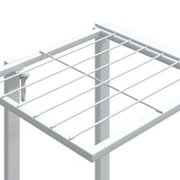 Portafiori 94,5x25x89 cm Ferro Bianco 343120