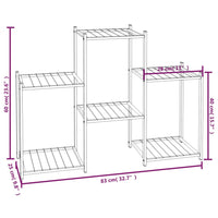 Portafiori 83x25x60 cm Ferro Nero cod mxl 67998