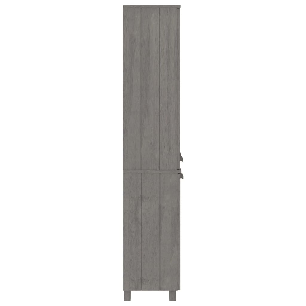 Credenza HAMAR in Legno Massello di Pino Grigio Chiaro 3100929