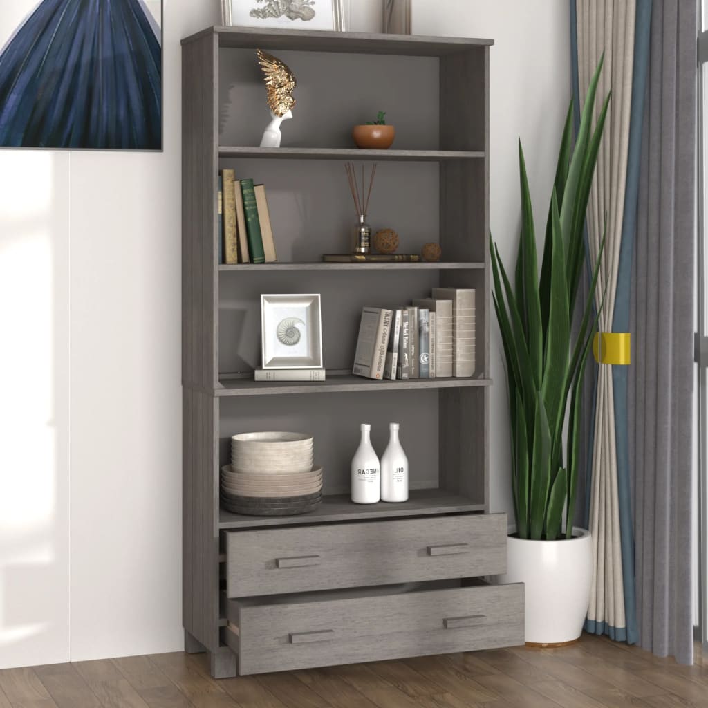 Credenza in Legno Massello di Pino Grigio Chiaro cod mxl 13722