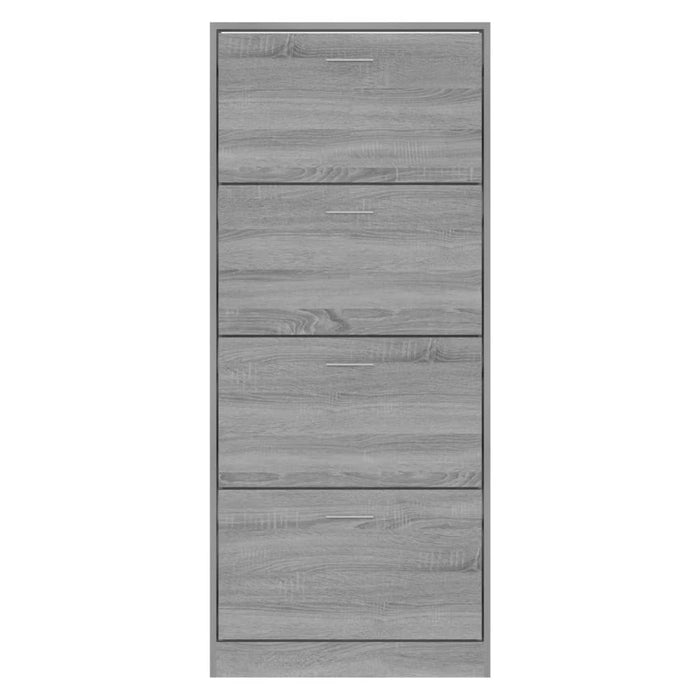 Scarpiera Grigio Sonoma 63x24x147 cm in Legno Multistrato cod mxl 47593