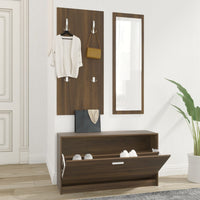 Set Scarpiere 3 in 1 rovere marrone in Legno Multistratocod mxl 95524