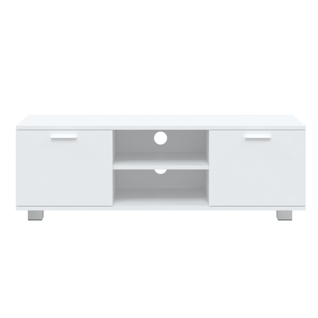 Mobile Porta TV Bianco 120x40,5x35 cm in Legno Multistrato cod mxl 21572