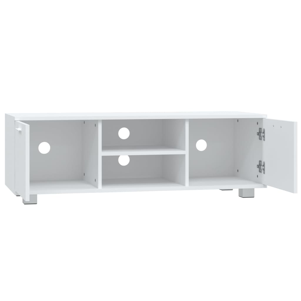 Mobile Porta TV Bianco 120x40,5x35 cm in Legno Multistrato cod mxl 21572