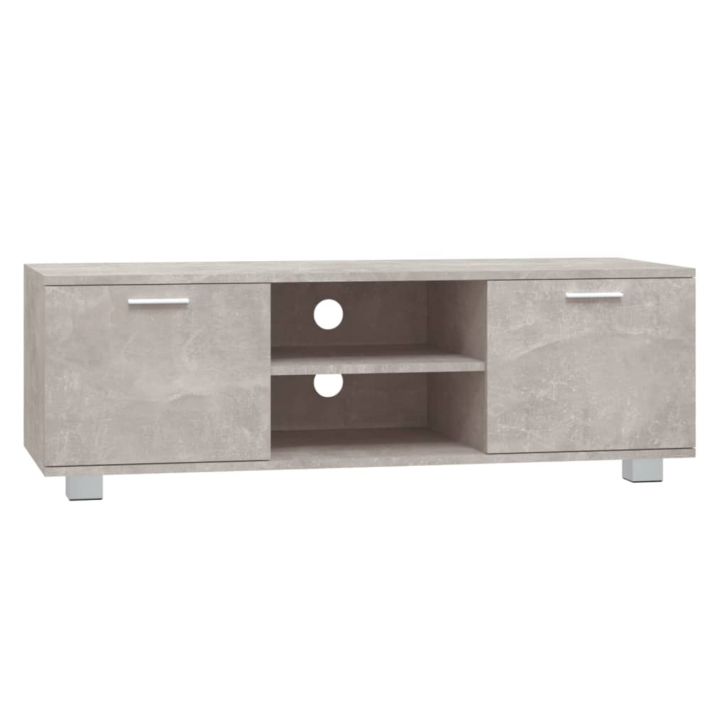 Mobile per TV Grigio Cemento 120x40,5x35 cm Legno Multistrato 342618