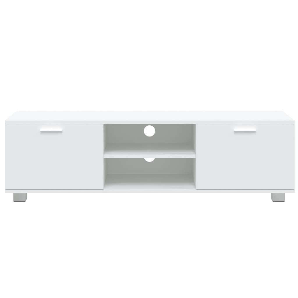 Mobile Porta TV Bianco 140x40,5x35 cm in Legno Multistrato 342622