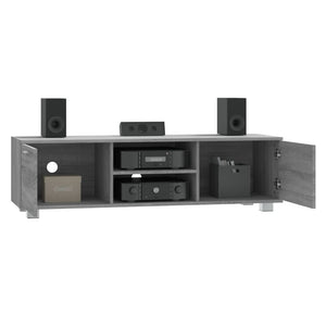 Mobile TV Grigio Sonoma 140x40,5x35 cm in Legno Multistrato cod mxl 19996