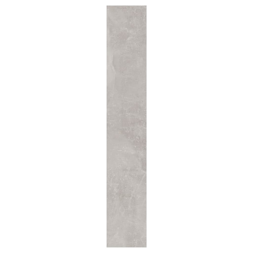 Scarpiera con Specchio a 3 Livelli Grigio cemento 63x17x102,5cm 342636