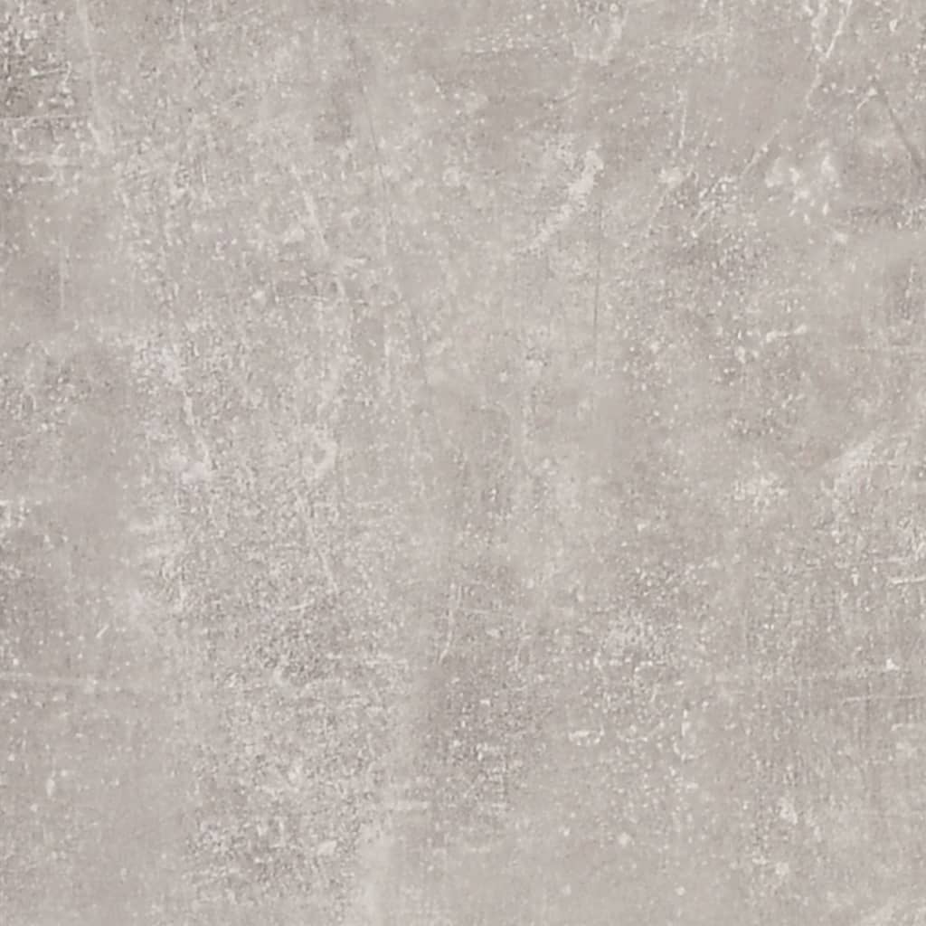 Scarpiera con Specchio a 3 Livelli Grigio cemento 63x17x102,5cm 342636