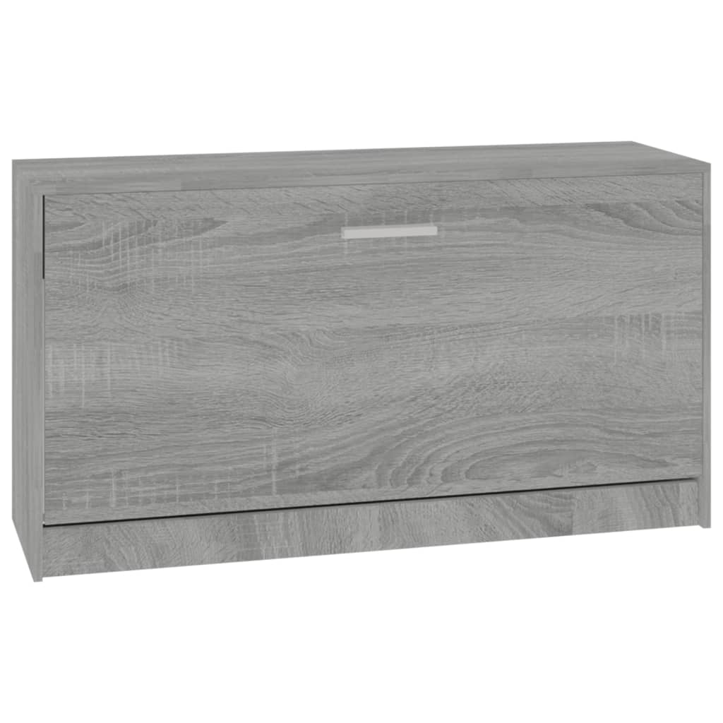 Scarpiera Grigio Sonoma 80x24x45 cm in Legno Multistrato 342645