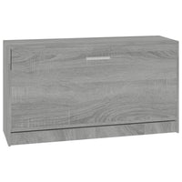 Scarpiera Grigio Sonoma 80x24x45 cm in Legno Multistrato 342645